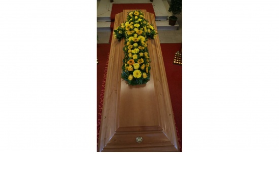 Blumensargkreuz
